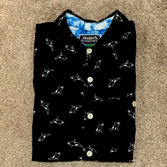 Other - Black Orca Button Down